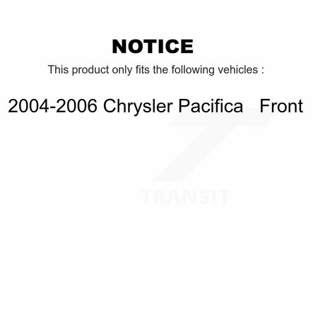 Kugel Front Wheel Bearing Hub Assembly For 2004-2006 Chrysler Pacifica 70-513201
